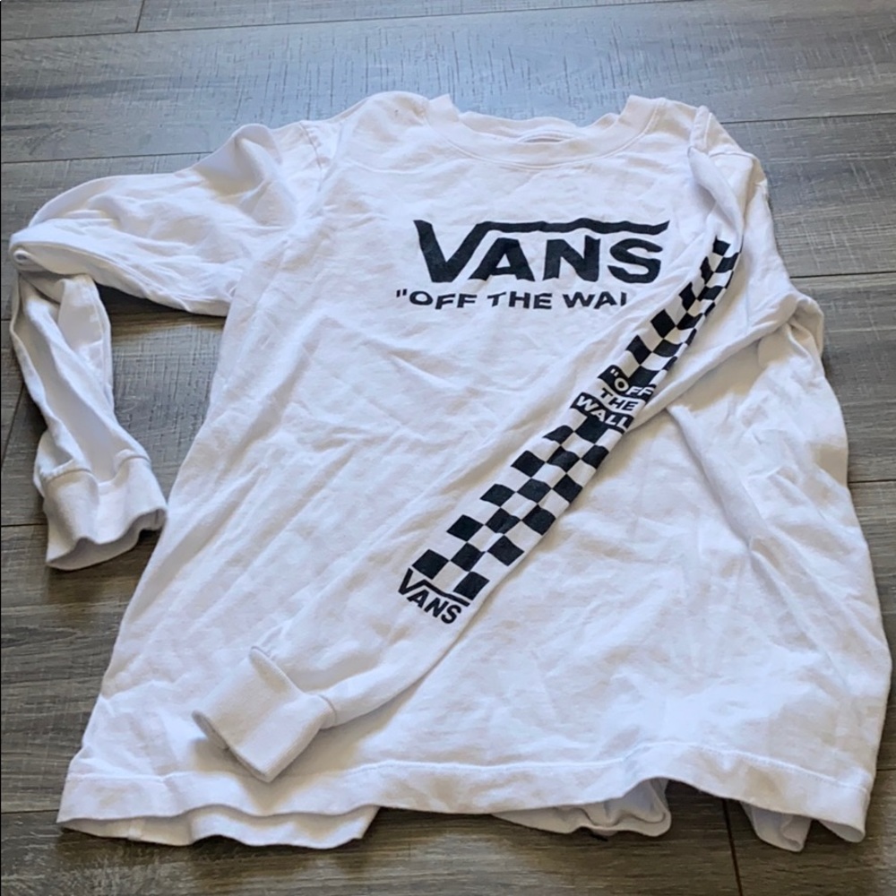 white vans shirt